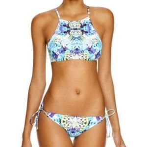 NANETTE LEPORE KAMARI STARGAZER & VAMP BIKINI L